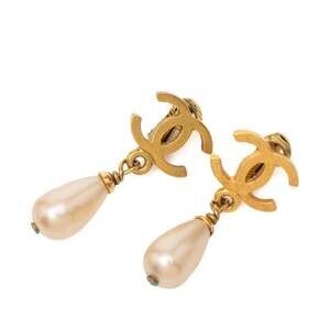 Chanel Cc Logo Clip-On Earrings Metal #247006C67B